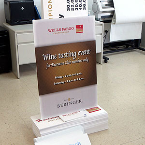 Wine Tasting Event Sign